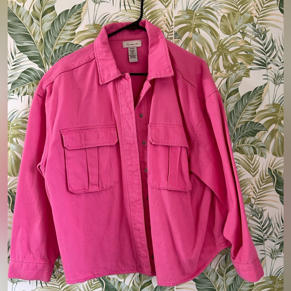 Pink Denim Jacket